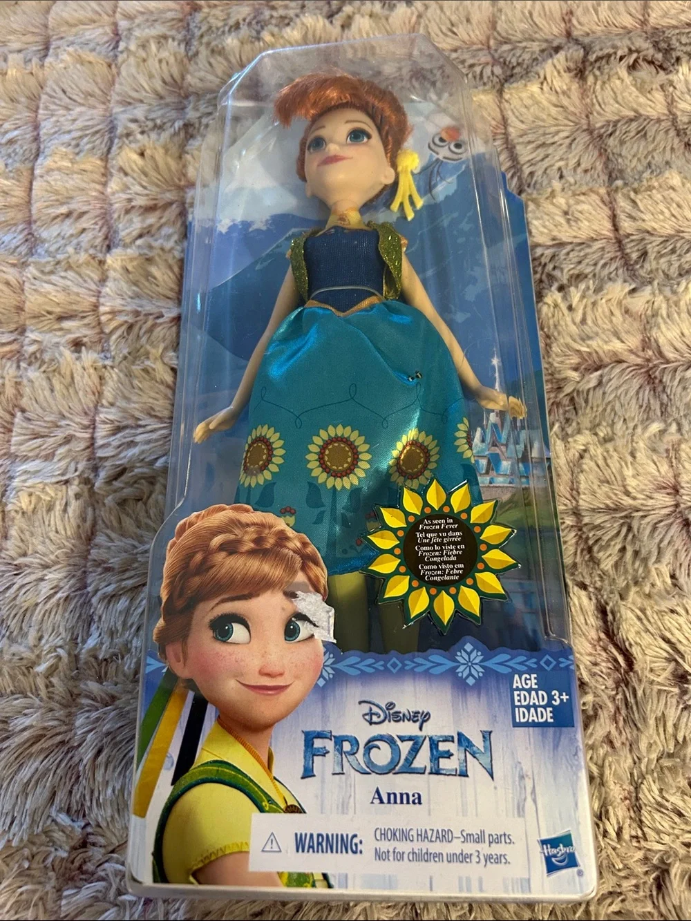 Disney Frozen Anna Doll and Interactive Watch New